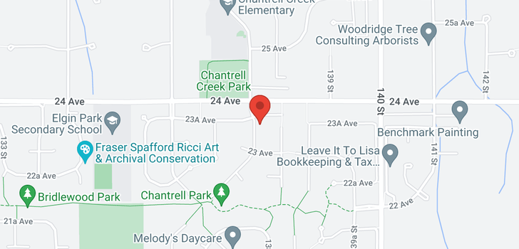 map of 2348 CHANTRELL PARK DRIVE